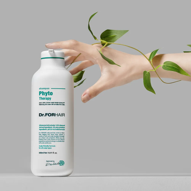 Dr.FORHAIR Phyto Therapy Shampoo (Фітотерапевтичний шампунь для чутливої шкіри голови), 70 мл 8809485533421 фото