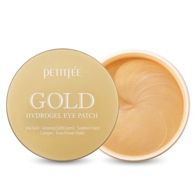 Petitfee Gold Hydrogel Eye Patch (Гідрогелеві патчі для очей з золотом), 60 шт  8809239803596 фото