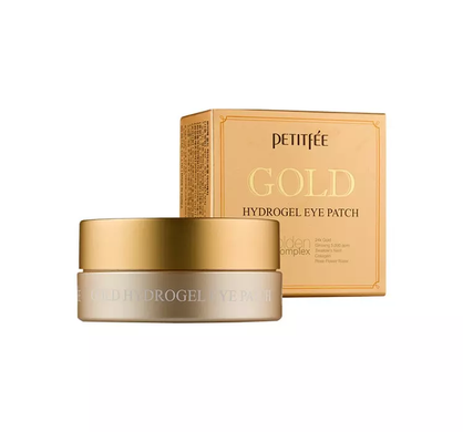 Petitfee Gold Hydrogel Eye Patch (Гідрогелеві патчі для очей з золотом), 60 шт  8809239803596 фото