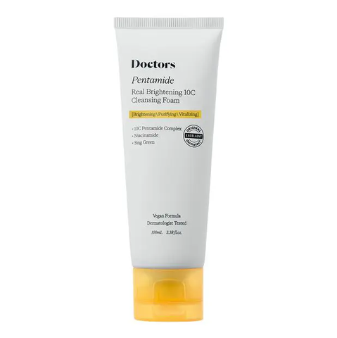 Doctors Pentamide Real Brightening 10C Cleansing Foam (Очищувальна пінка для освітлення та рівного тону шкіри), 100 мл 8809639178041 фото