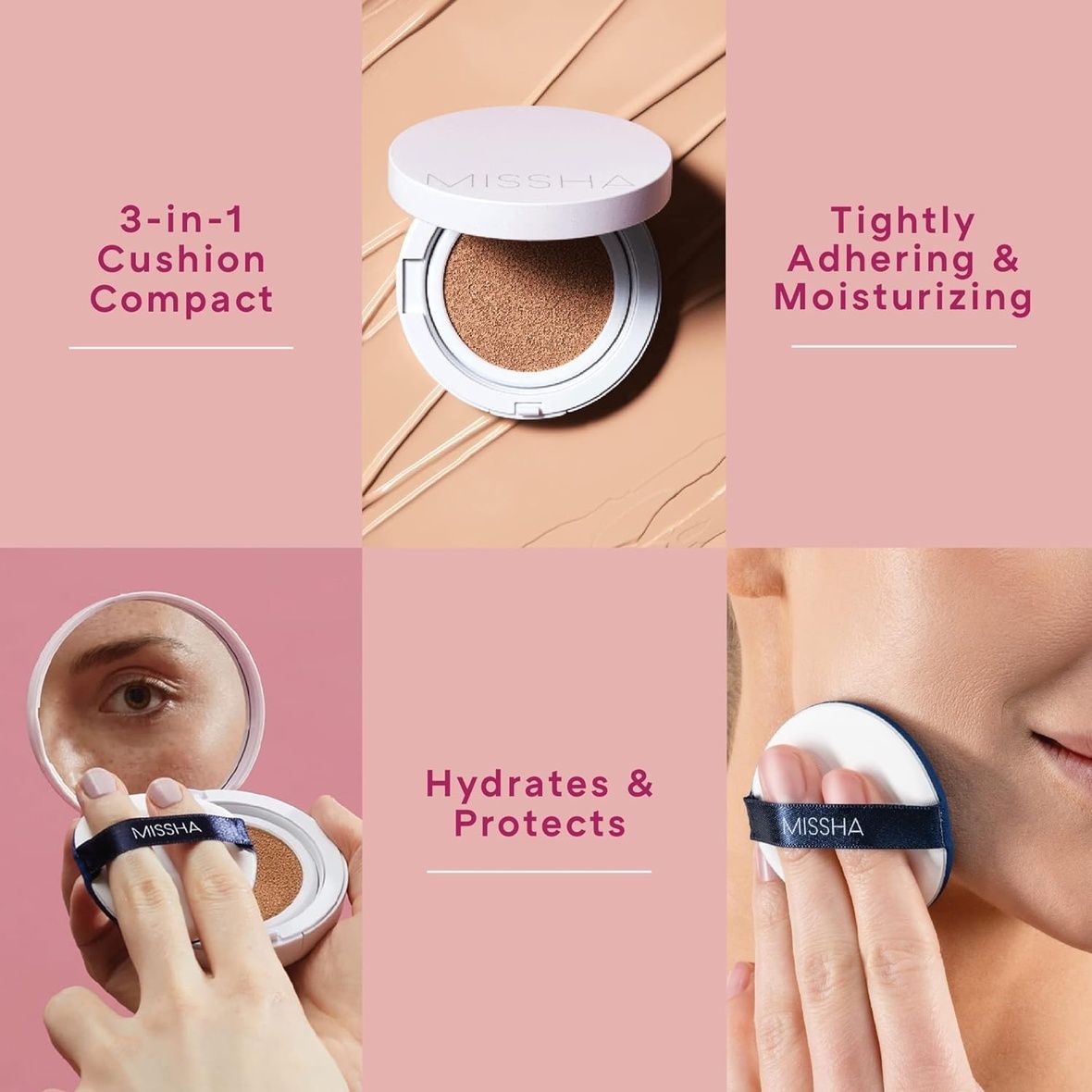 Missha Magic Cushion Moist Up №21 (Зволожуючий кушон), 15 г 8809581449268 фото