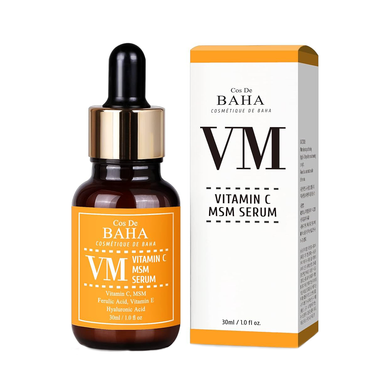 Cos De BAHA Vitamin C MSM Serum (Сироватка з вітаміном С, феруловою кислотою, вітаміном Е й MSM), 30 мл 8809240318508 фото