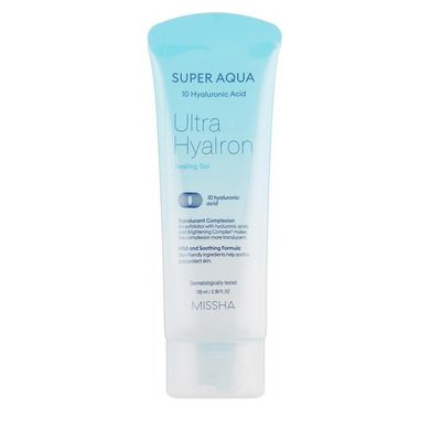 Missha Super Aqua Ultra Hyalron Peeling Gel (Пілінг-гель з гіалуроновою кислотою), 100 мл 8809643520126 фото