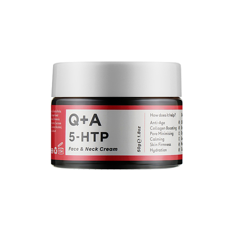 Крем для обличчя та шиї Q+A (5-HTP Face & Neck Cream), 50 г 742271477241 фото