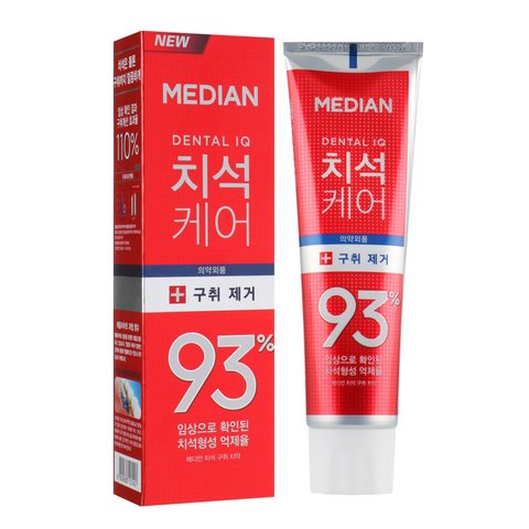 Зубна паста для видалення зубного каменю Median (+MAX 93% Toothpaste), 120 г