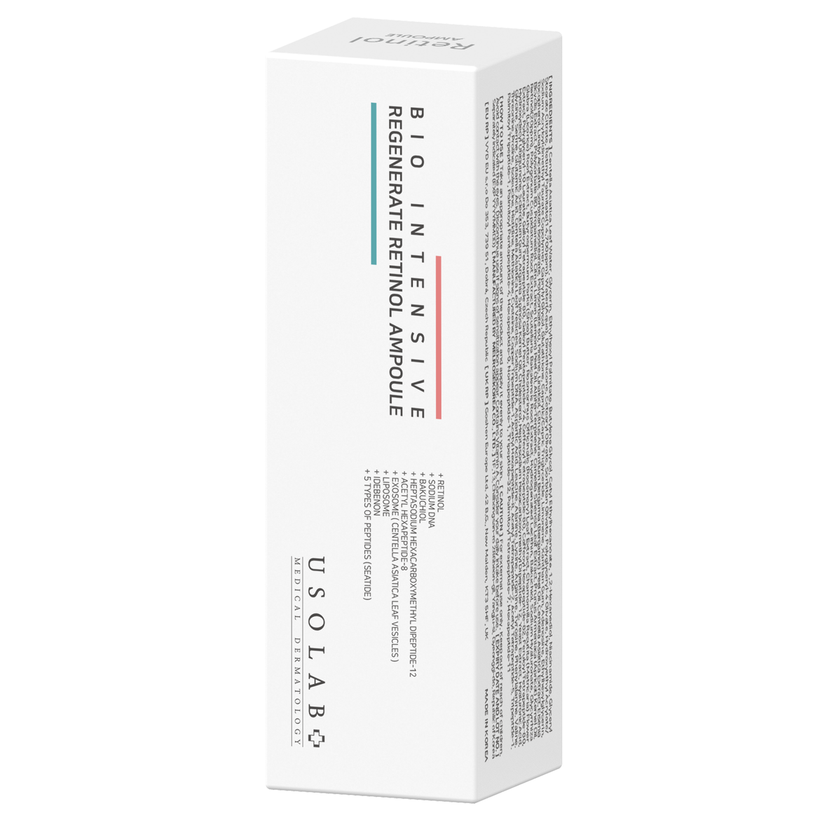Usolab Bio Intensive Regenerate Retinol Ampoule (Інтенсивна сироватка з ретинолом), 30 мл 8809801691910 фото