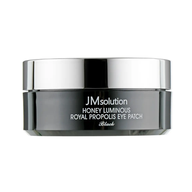 Гідрогелеві патчі з екстрактом прополіса JMsolution (Honey Luminous Royal Propolis Eye Patch Black), 60 шт 8809505542624 фото