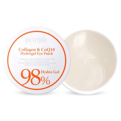 Petitfee Collagen and Co Q10 Hydrogel Eye Patch (Гідрогелеві патчі для очей), 60 шт 8809239800458 фото