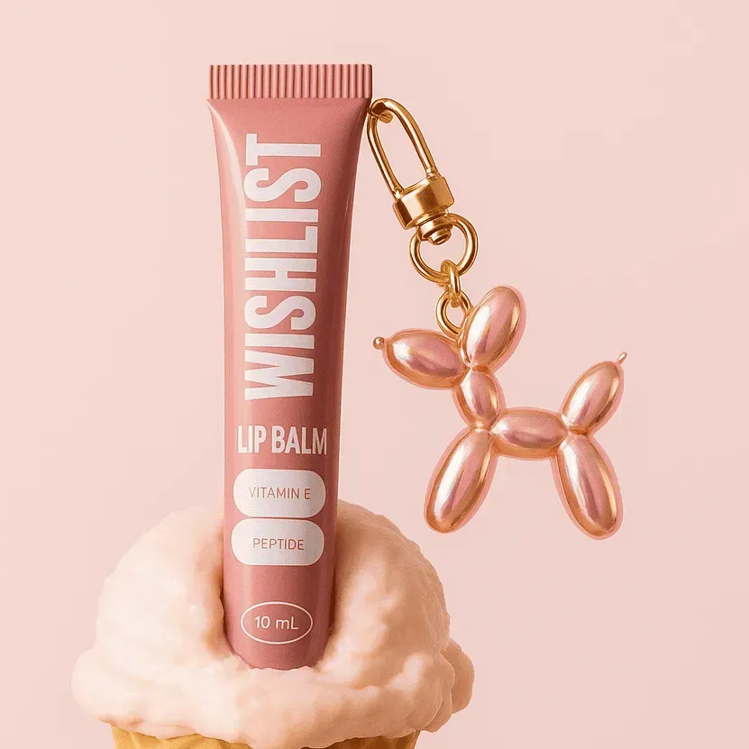 Wishlist Sweet Candy Lip Gloss Balm (Бальзам-блиск для губ + іграшка-брелок), 10 мл 4823116603097 фото