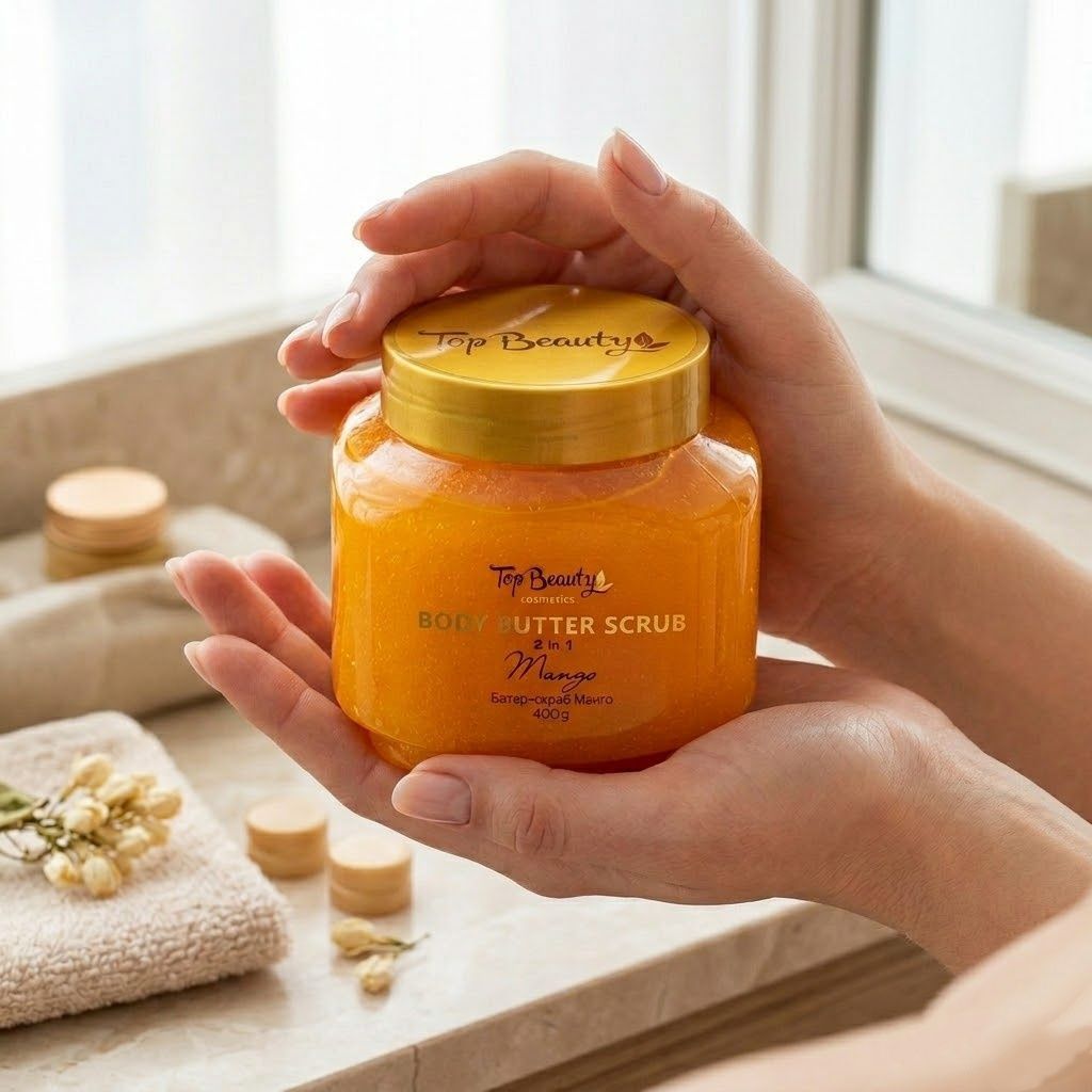 Top Beauty Body Butter Scrub (Батер-скраб для тіла 2 в 1 манго), 400 г 2000002700081 фото