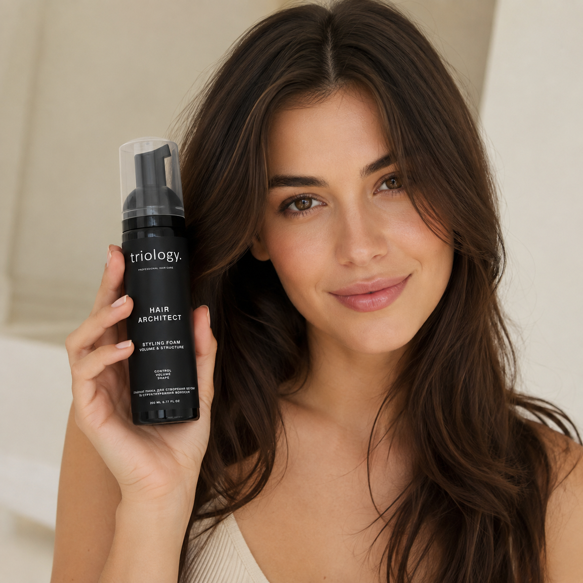 Triology Hair Architect Styling Foam (Стайлінг-пінка для створення обʼєму та структурування волосся), 200 мл 4823109705746 фото