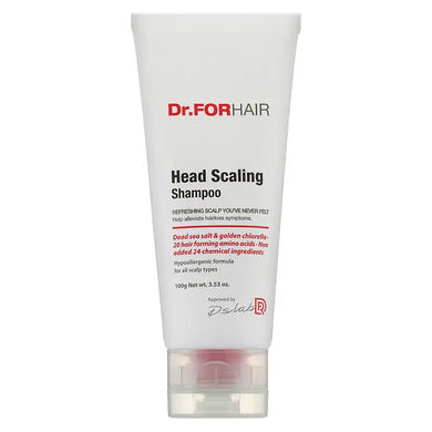 Dr.FORHAIR Head Scaling Shampoo (Шампунь з частинками солі для глибокого очищення шкіри голови), 100 мл 8809485532257 фото