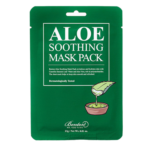 Benton Aloe Soothing Mask (Маска заспокійлива з алое), 23 г 8809566990303 фото