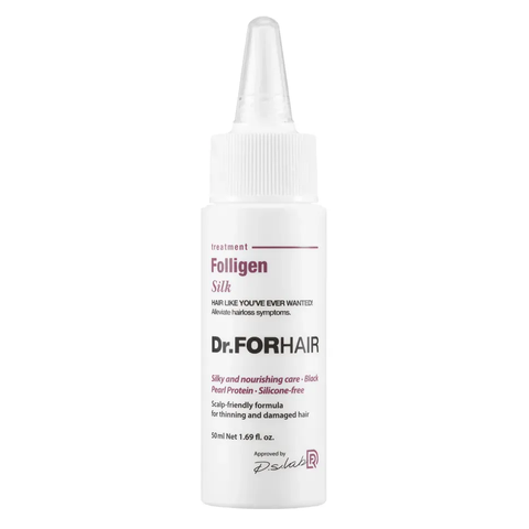 Dr.FORHAIR Folligen Silk Treatment (Відновлююча маска - кондиціонер для пошкодженого волосся), 50 мл 8809485532875 фото