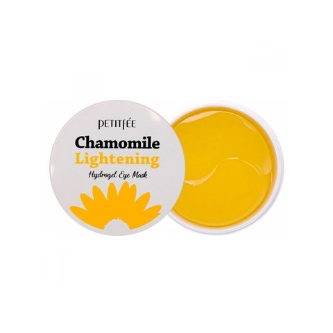 Гідрогелеві патчі з екстрактом ромашки Petitfee (Chamomile Lightening Hydrogel Eye Mask), 60 шт 8809508850412 фото