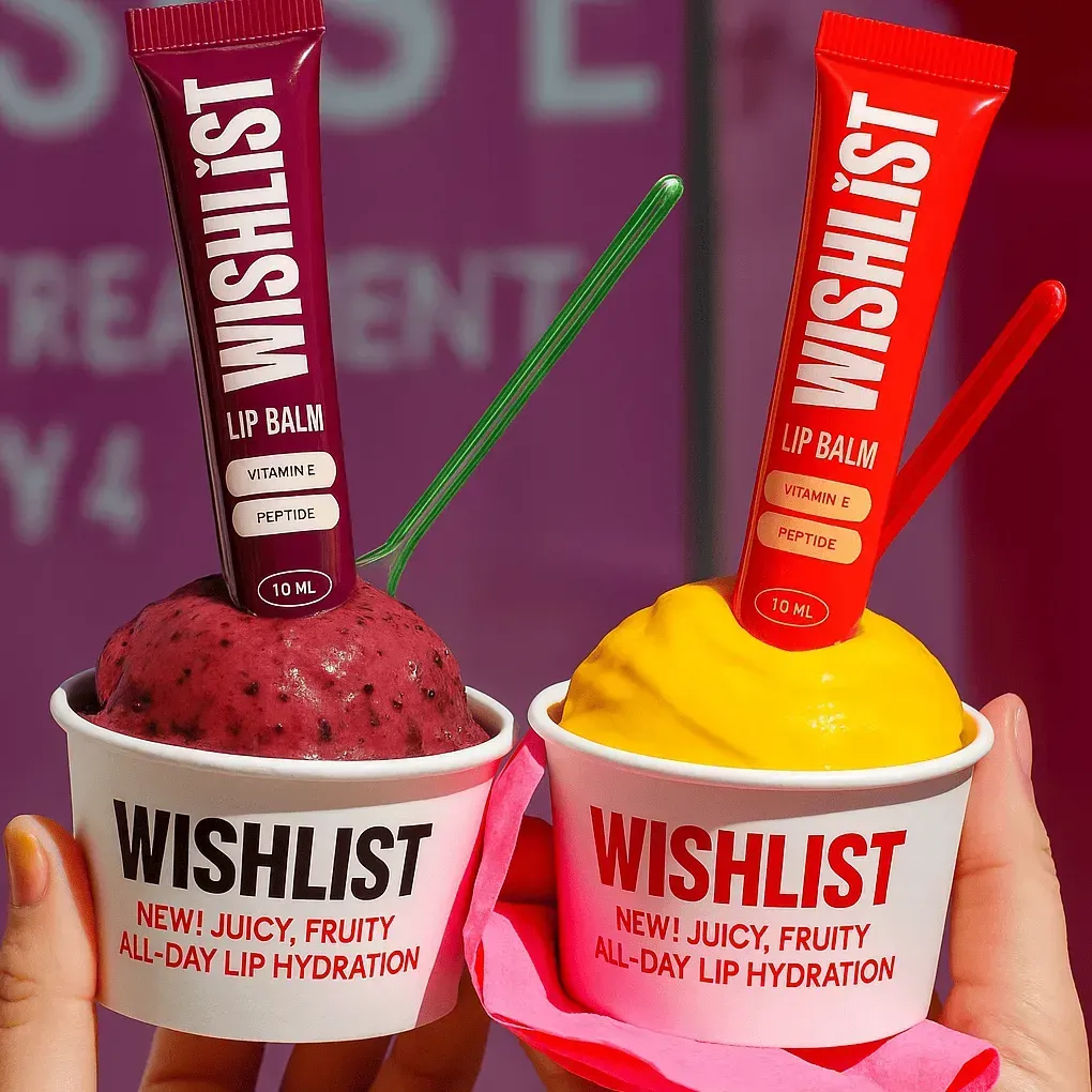 Wishlist Velvet Coral Lip Gloss Balm (Бальзам-блиск для губ + іграшка-брелок), 10 мл 4823116603066 фото