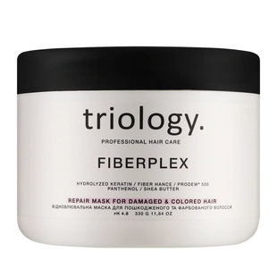 Triology Fiberplex Repair Mask For Damaged & Colored Hair (Відновлювальна маска для пошкодженого та фарбованого волосся), 330 г 4823109705302 фото