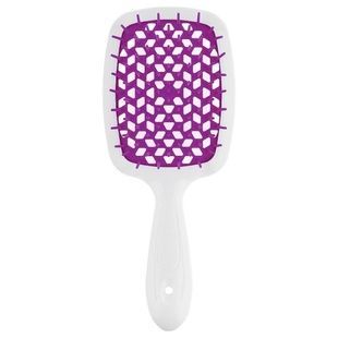 Janeke Superbrush Original (Гребінець для волосся, білий з фуксією), 1 шт 8006060599647 фото