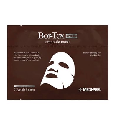 Medi-Peel Bor-Tox Peptide Ampoule Mask (Відновлююча пептидна тканинна маска для обличчя), 30 мл 8809409348339 фото