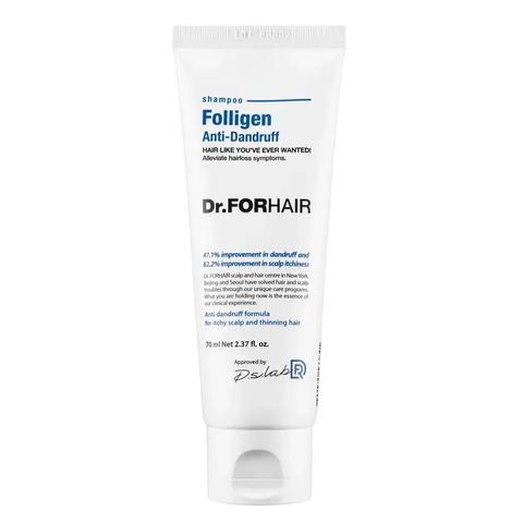 Dr.FORHAIR Folligen Anti-Dandruff Shampoo (Шампунь проти лупи для ослабленого волосся), 70 мл 8809485533841 фото