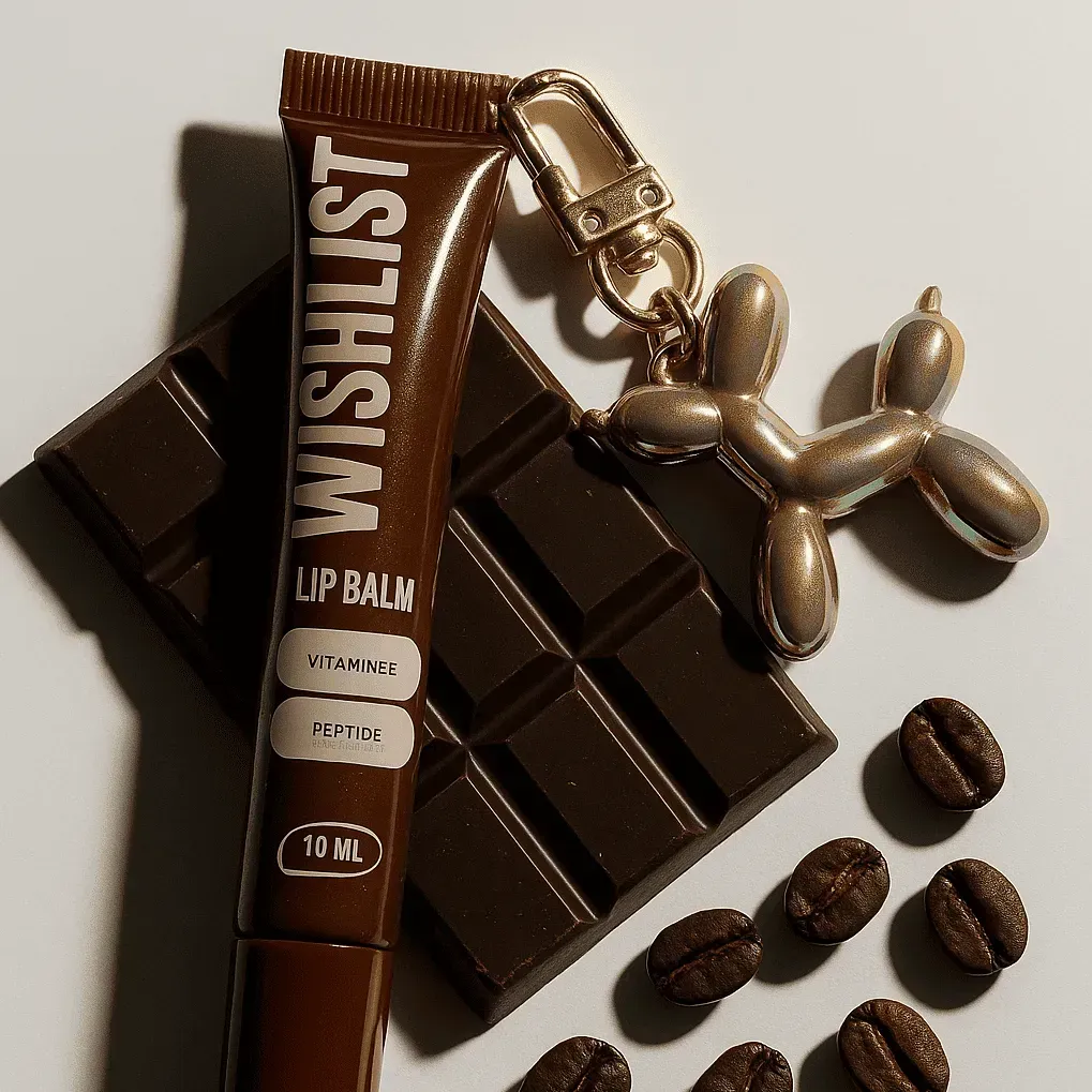 Wishlist Espresso Noir Lip Gloss Balm (Бальзам-блиск для губ + іграшка-брелок), 10 мл 4823116603073 фото