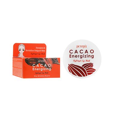 Гідрогелеві патчі з екстрактом какао Petitfee (Cacao Energizing Hydrogel Eye Mask), 60 шт 8809508850696 фото