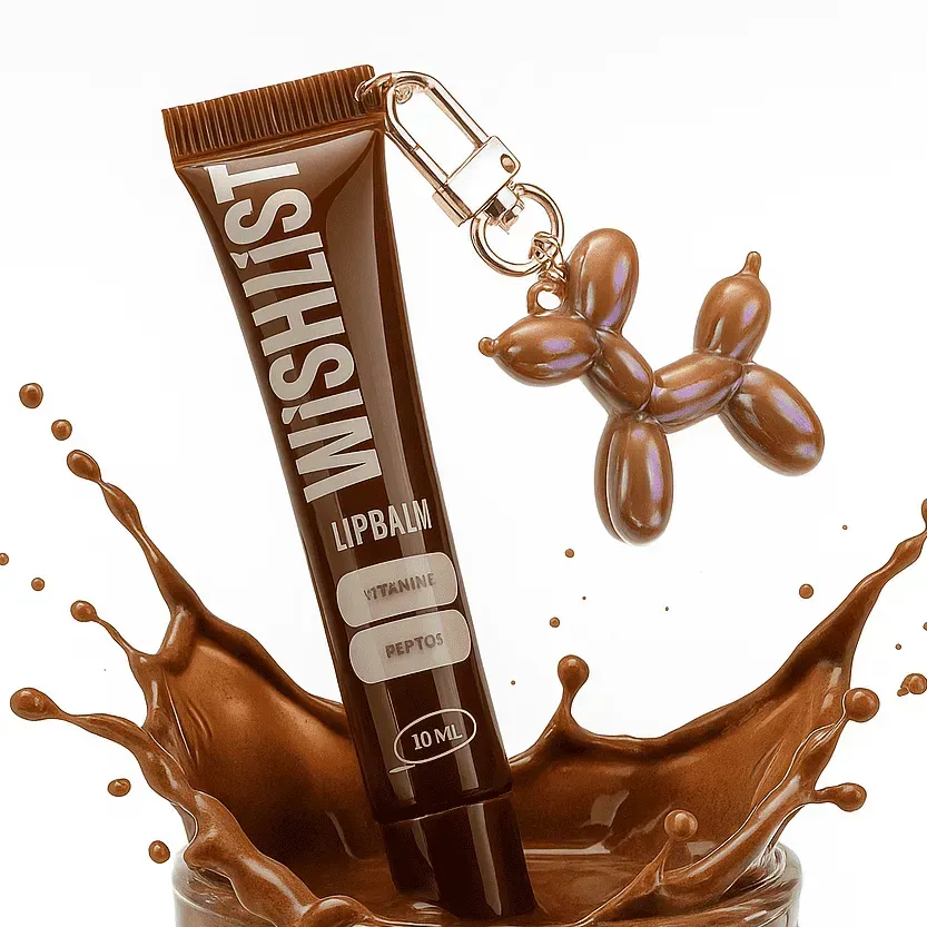 Wishlist Espresso Noir Lip Gloss Balm (Бальзам-блиск для губ + іграшка-брелок), 10 мл 4823116603073 фото